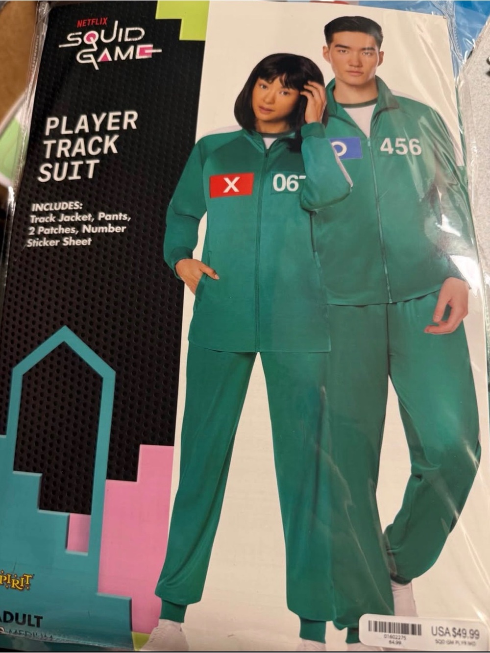 Squid Game Player Track Suit - Green Women’s Pants & Jacket